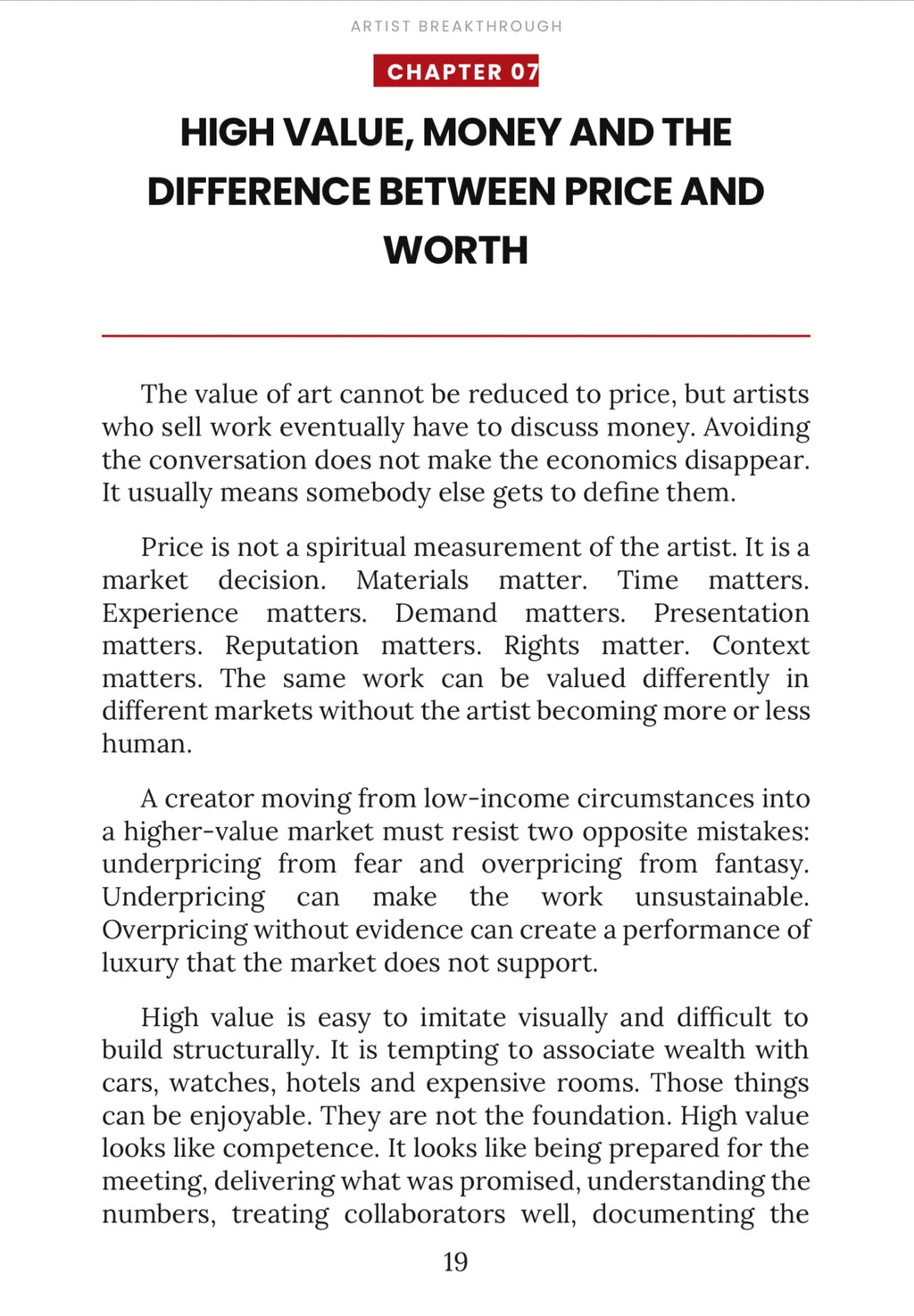 ARTIST BREAKTHROUGH REAL: From Scarcity to Creative Abundance By Jasming Jackson