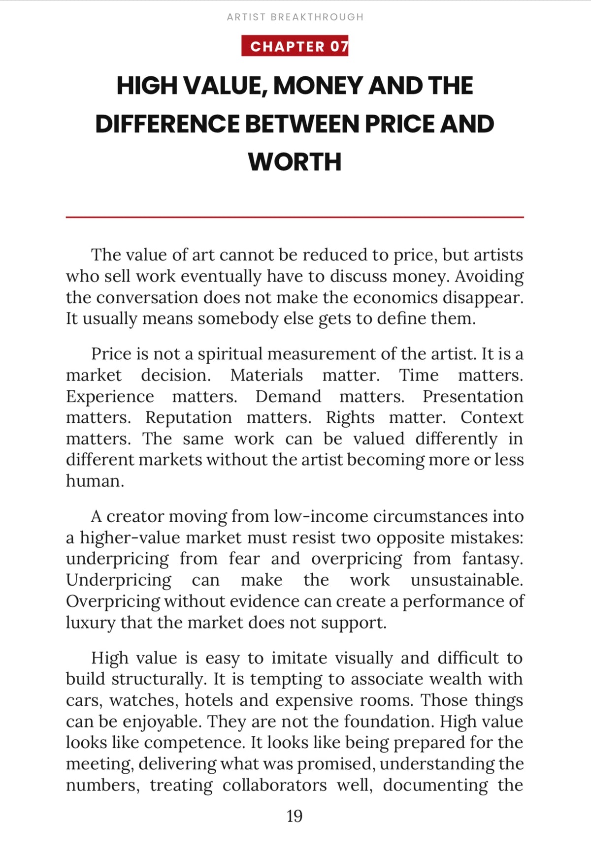 ARTIST BREAKTHROUGH REAL: From Scarcity to Creative Abundance By Jasming Jackson